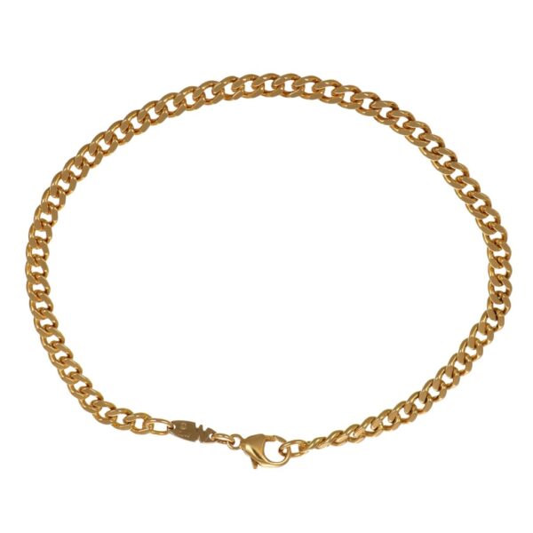 BRACCIALE ORO GIALLO UOMO MAGLIA GRUMETTA