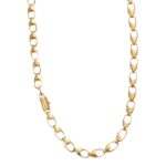 COLLANA ORO GIALLO OVALE