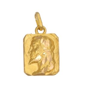 CIONDOLO ORO GIALLO VOLTO DI GESU