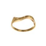 Anello oro giallo onda