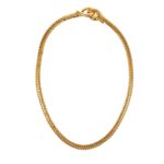 Collana oro giallo snake