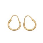 ORECCHINI ORO GIALLO CERCHIETTI