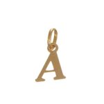 CIONDOLO ORO GIALLO LETTERA A