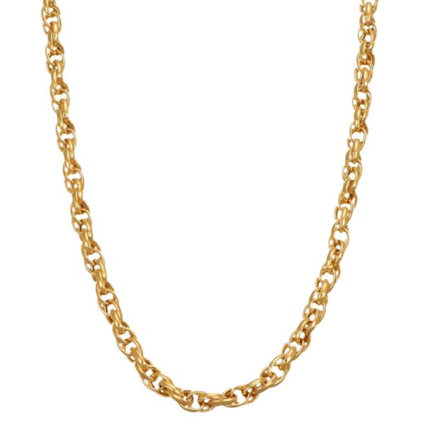 COLLANA ORO GIALLO CATENA TORCION