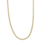 COLLANA ORO GIALLO MAGLIA PIATTA SOTTILE
