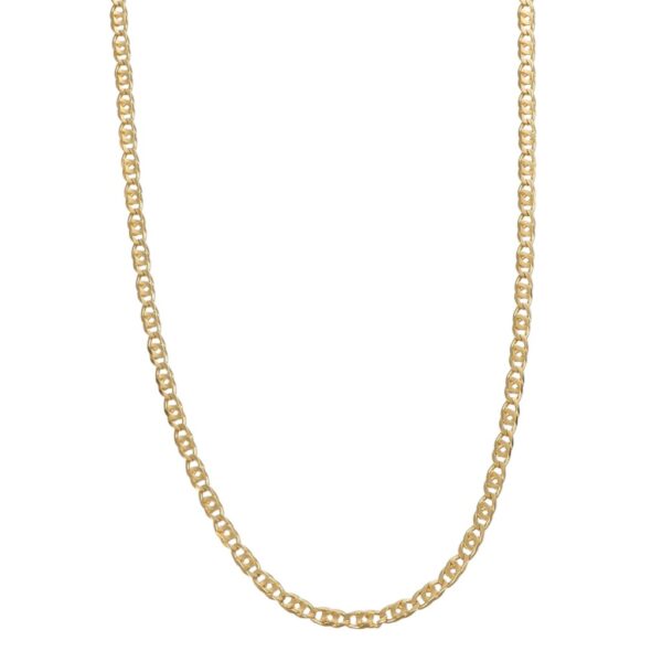 COLLANA ORO GIALLO MAGLIA PIATTA SOTTILE