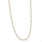 COLLANA ORO GIALLO TRE PIU UNO