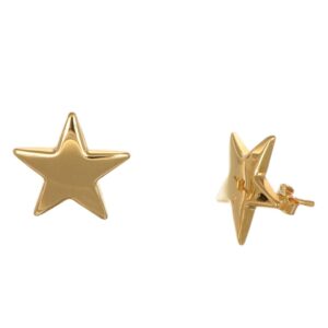 ORECCHINI ORO GIALLO CON STELLE