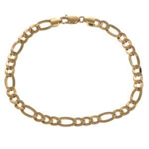BRACCIALE ORO GIALLO TRE PIU UNO