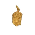 CIONDOLO ORO GIALLO VOLTO DI GESU