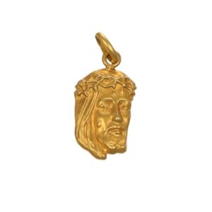 CIONDOLO ORO GIALLO VOLTO DI GESU