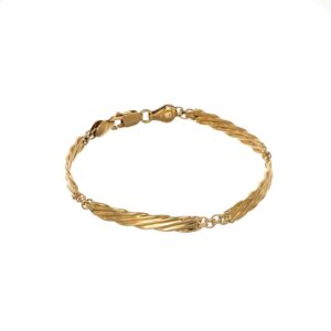 BRACCIALE ORO GIALLO FASCETTE