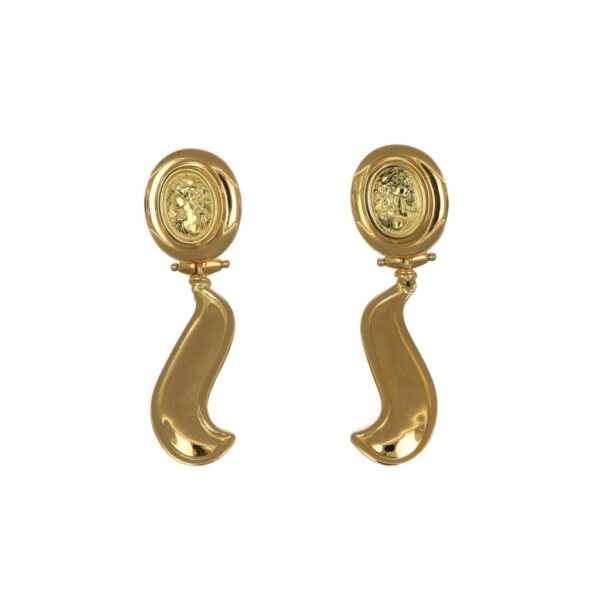 ORECCHINI ORO GIALLO IMMAGINE DONNA