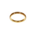ANELLO ORO GIALLO CON DIAMANTI FASCIA METROPOLITAN DREAM