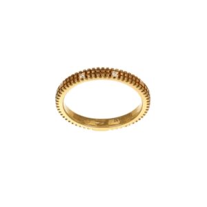 ANELLO ORO GIALLO CON DIAMANTI FASCIA METROPOLITAN DREAM