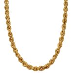 COLLANA ORO GIALLO TORCION LUNGA