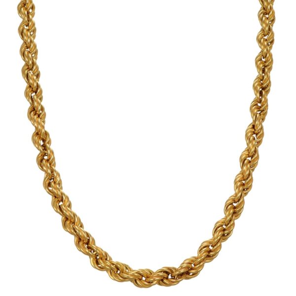 COLLANA ORO GIALLO TORCION LUNGA
