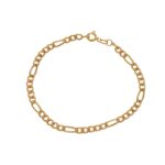 BRACCIALE ORO GIALLO CINQUE PIU UNO