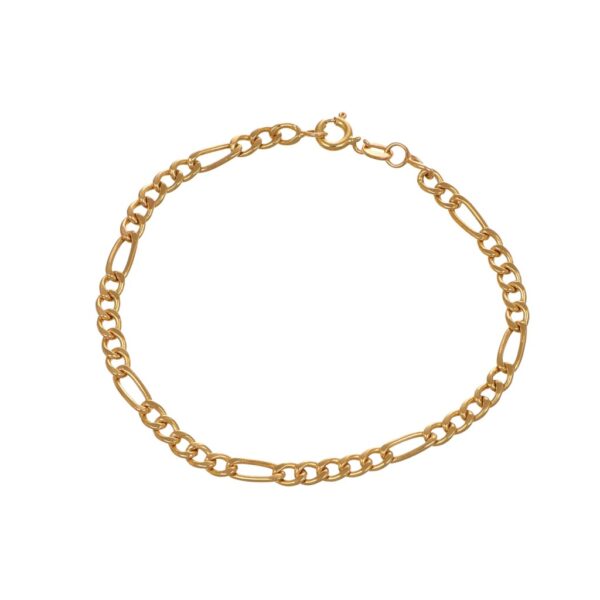 BRACCIALE ORO GIALLO CINQUE PIU UNO