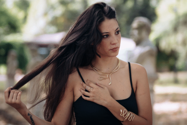 CHOKER OTTONE KLK GIOIELLI UN FILO SERPENTE