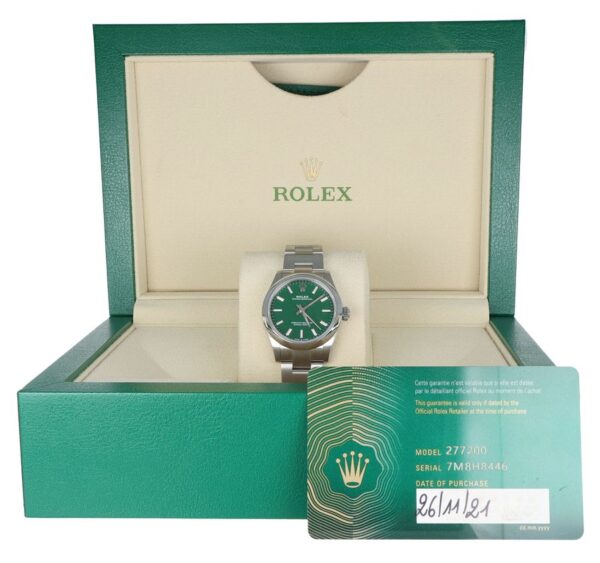 Rolex Oyster Perpetual 277200 Ser. 7M8H8446 verde