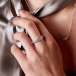 Anello argento eternity cuori ALMIRA GIOIELLI