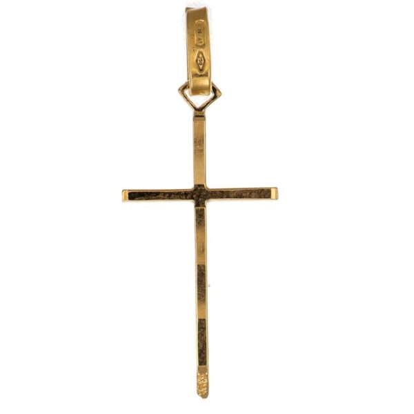 Ciondolo oro giallo croce