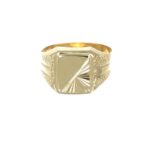 Anello oro giallo lavorato
