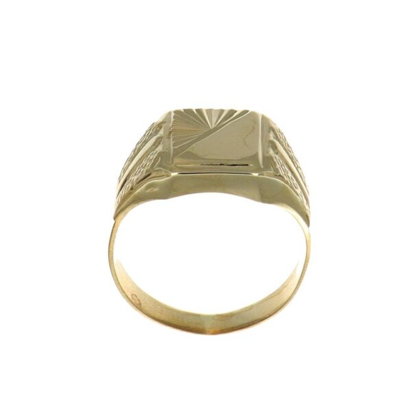 Anello oro giallo lavorato