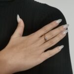 Anello oro giallo solitario con diamante