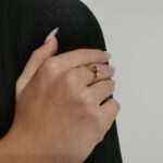 Anello oro giallo solitario con diamante