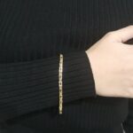 Bracciale oro giallo uomo