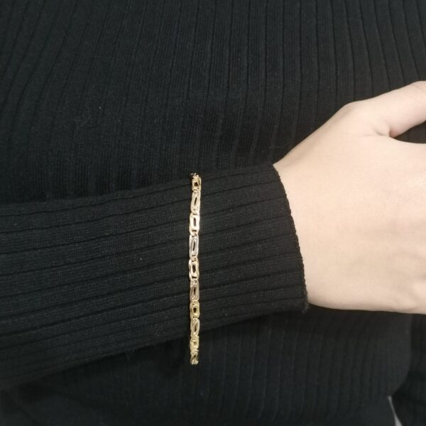 Bracciale oro giallo uomo
