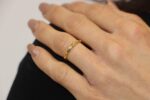 Anello oro giallo rosario