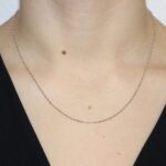 Collana oro bianco