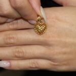 Ciondolo oro giallo cuore forato