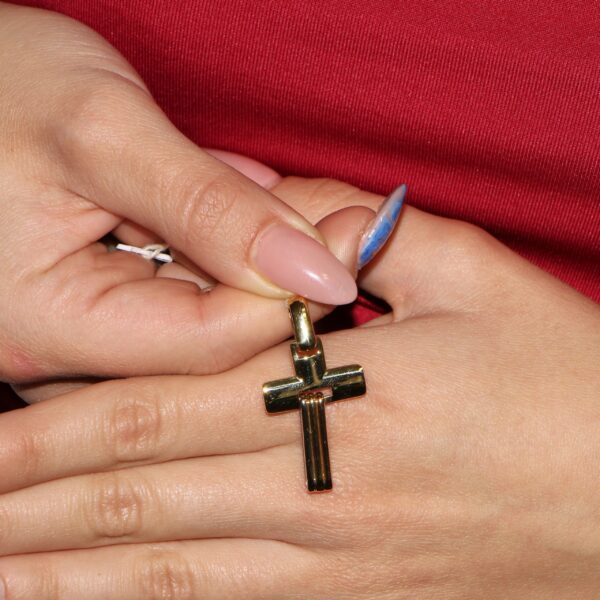 Ciondolo tre ori croce chimento