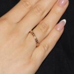 Anello oro giallo con diamanti damiani