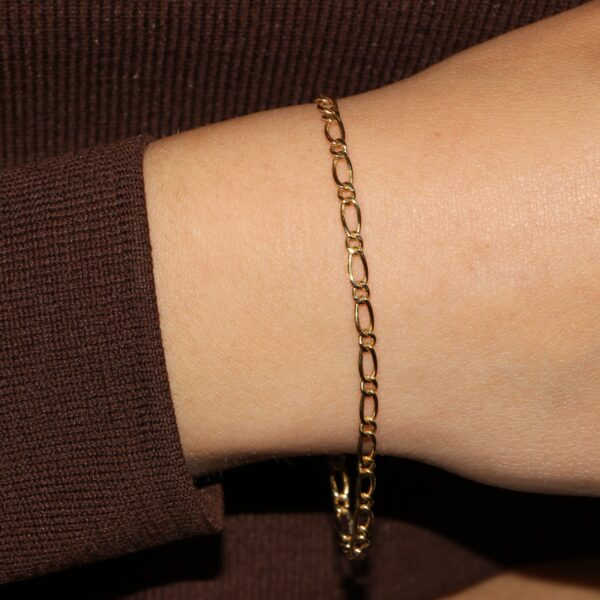 Bracciale oro giallo uno piu uno