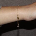 Bracciale oro giallo rosario