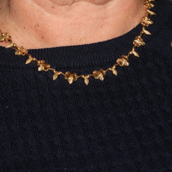 Collana oro giallo modello vintage