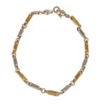 Bracciale due ori semirigido