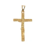 Ciondolo oro giallo croce