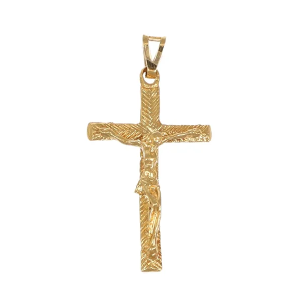 Ciondolo oro giallo croce