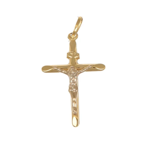 Ciondolo due ori croce