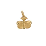 Ciondolo oro giallo farfalla