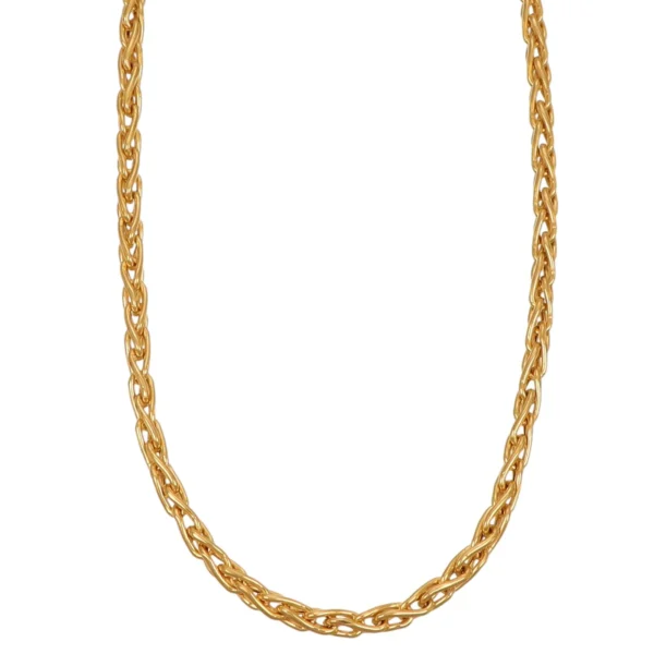 Collana oro giallo fune