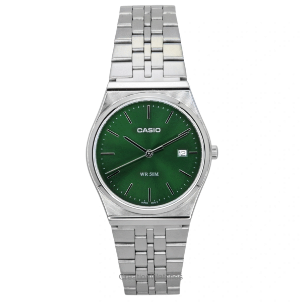 OROLOGIO CASIO IN ACCIAIO CON QUADRANTE VERDE