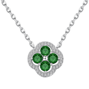 Collana argento con ciondolo quadrifoglio ALMIRA GIOIELLI