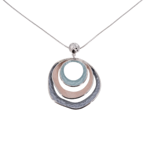 COLLANA LUNGA KLK GIOIELLI ZAMA TRE CERCHI